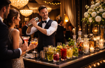 Barman soirée de gala haut de gamme